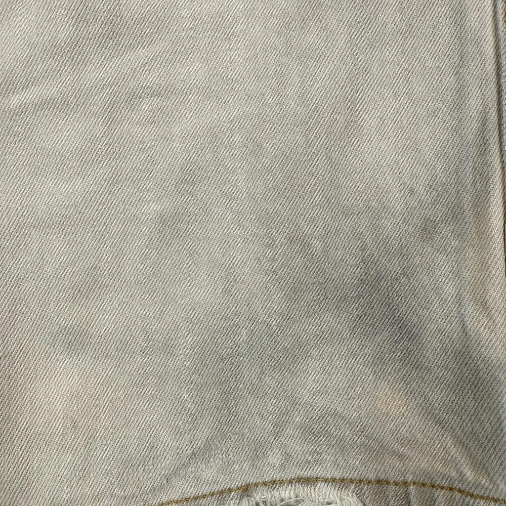 Levis 501 Original Fit Jeans Mens 34x34 Tan Beige Straight Leg Button Fly